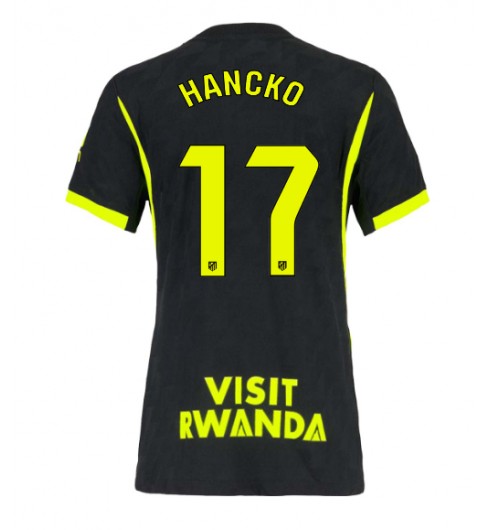 Atletico Madrid David Hancko #17 Venkovní Dres pro Dámské 2026-27 Krátký Rukáv Atletico Madrid David Hancko #17 Venkovní Dres pro Dámské 2026-27 Krátký Rukáv